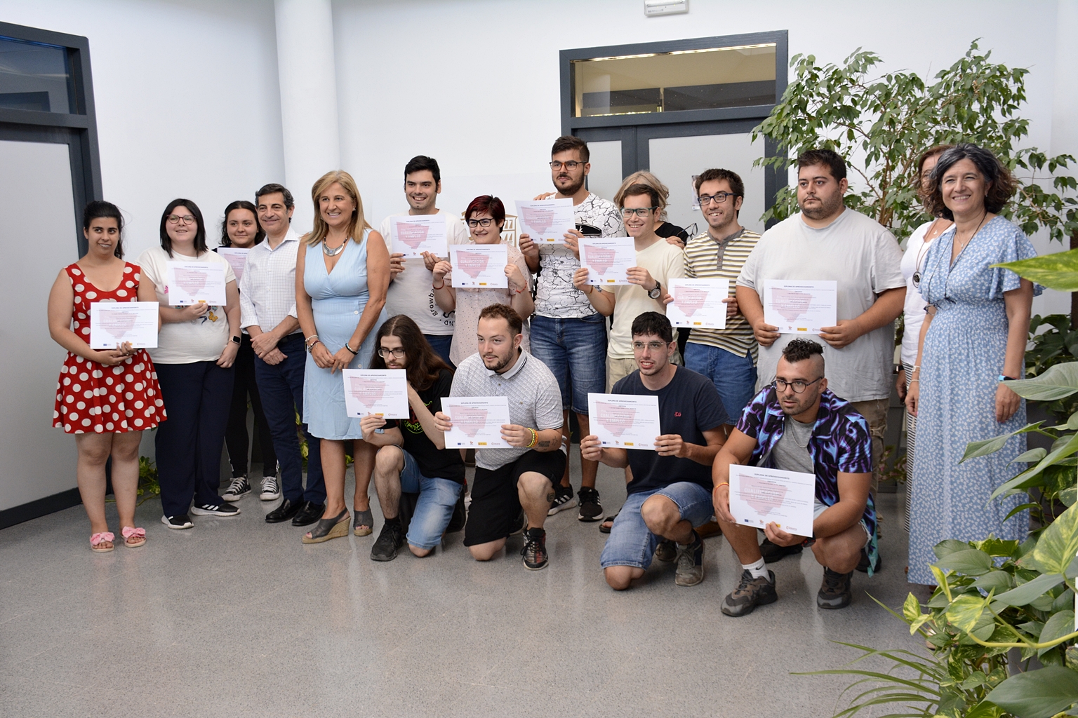 Eloísa Perales muestra el apoyo del Ayuntamiento a las iniciativas formativas para mejorar la empleabilidad de personas con discapacidad
