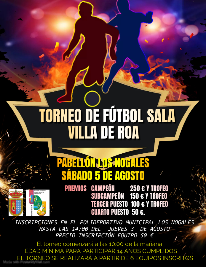 TORNEO DE FÚTBOL SALA VILLA DE ROA