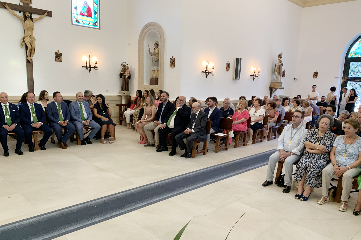 El Día del Hermano congrega en el santuario de Pinilla a más de doscientas personas “con mucha ilusión” en torno a la Patrona