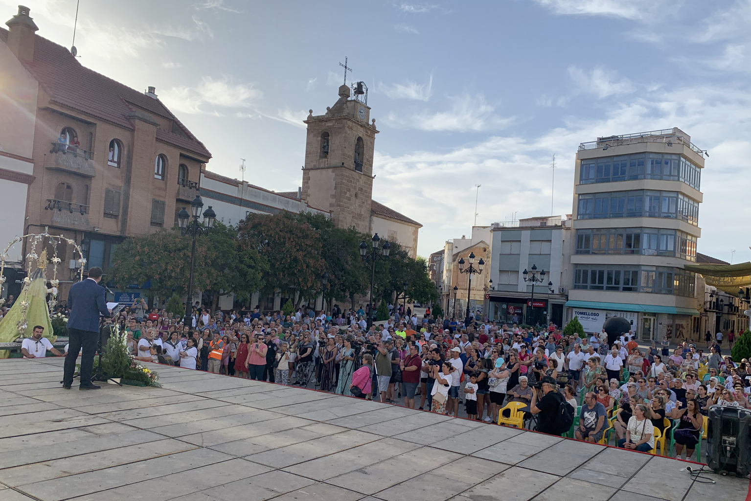 El alcalde ofrece en el Voto a la Patrona “entrega en el servicio público a Tomelloso” y “esperanza de hacerlo con humildad, honestidad y empatía”