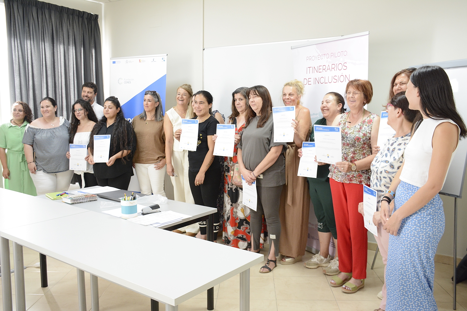 Finaliza con éxito en Tomelloso el programa “Itinerarios de Inclusión Social. Construir para volver a ser”