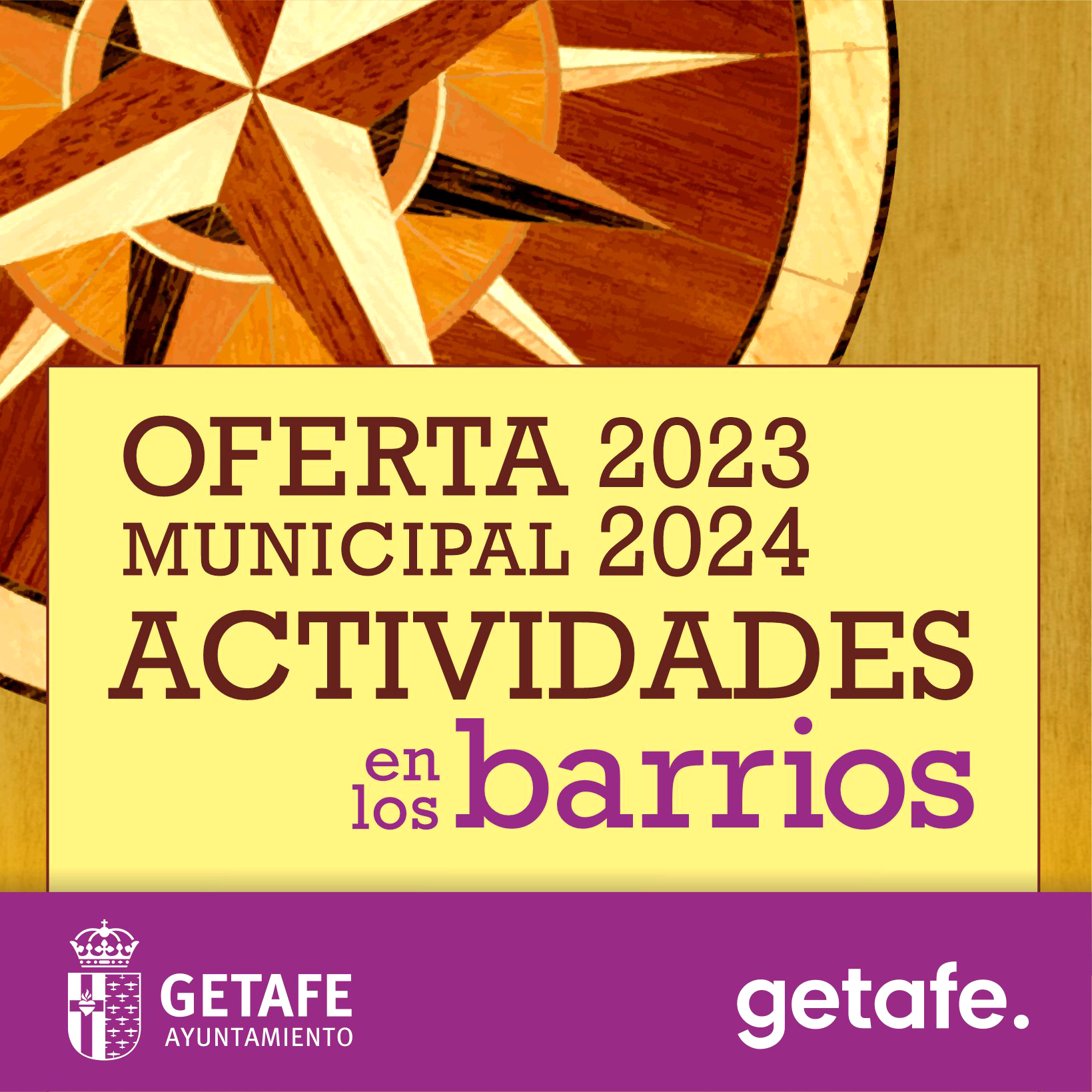 Getafe presenta su nueva Oferta Municipal de Actividades en los barrios para el curso 2023-2024