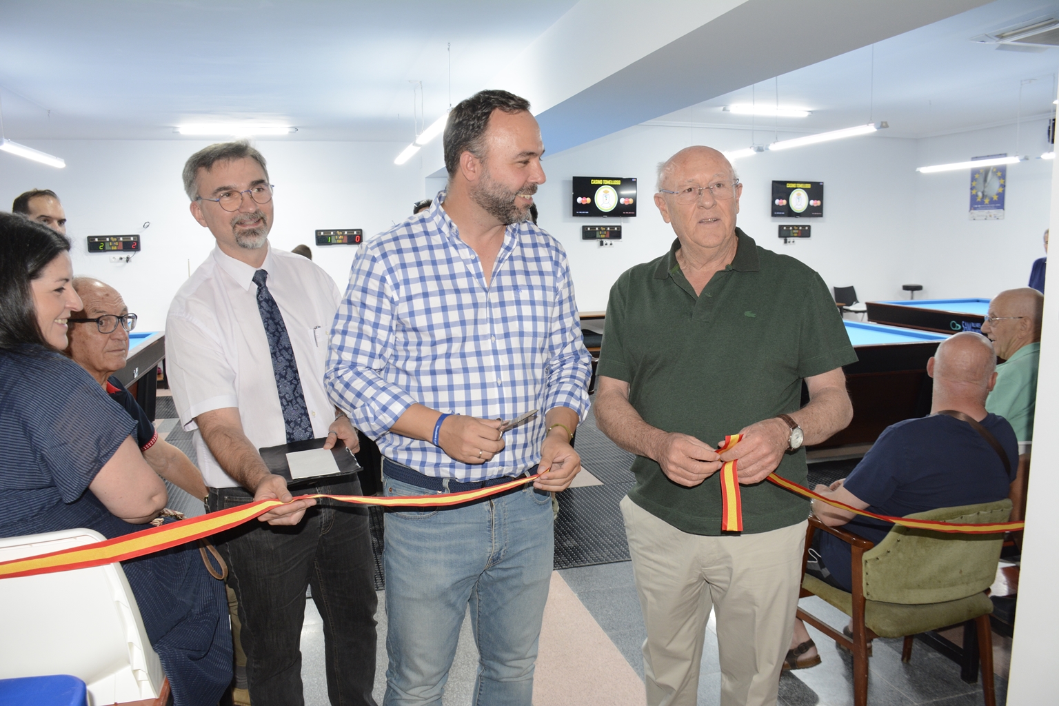 Inauguradas las nuevas instalaciones del Club de Billar Casino de Tomelloso