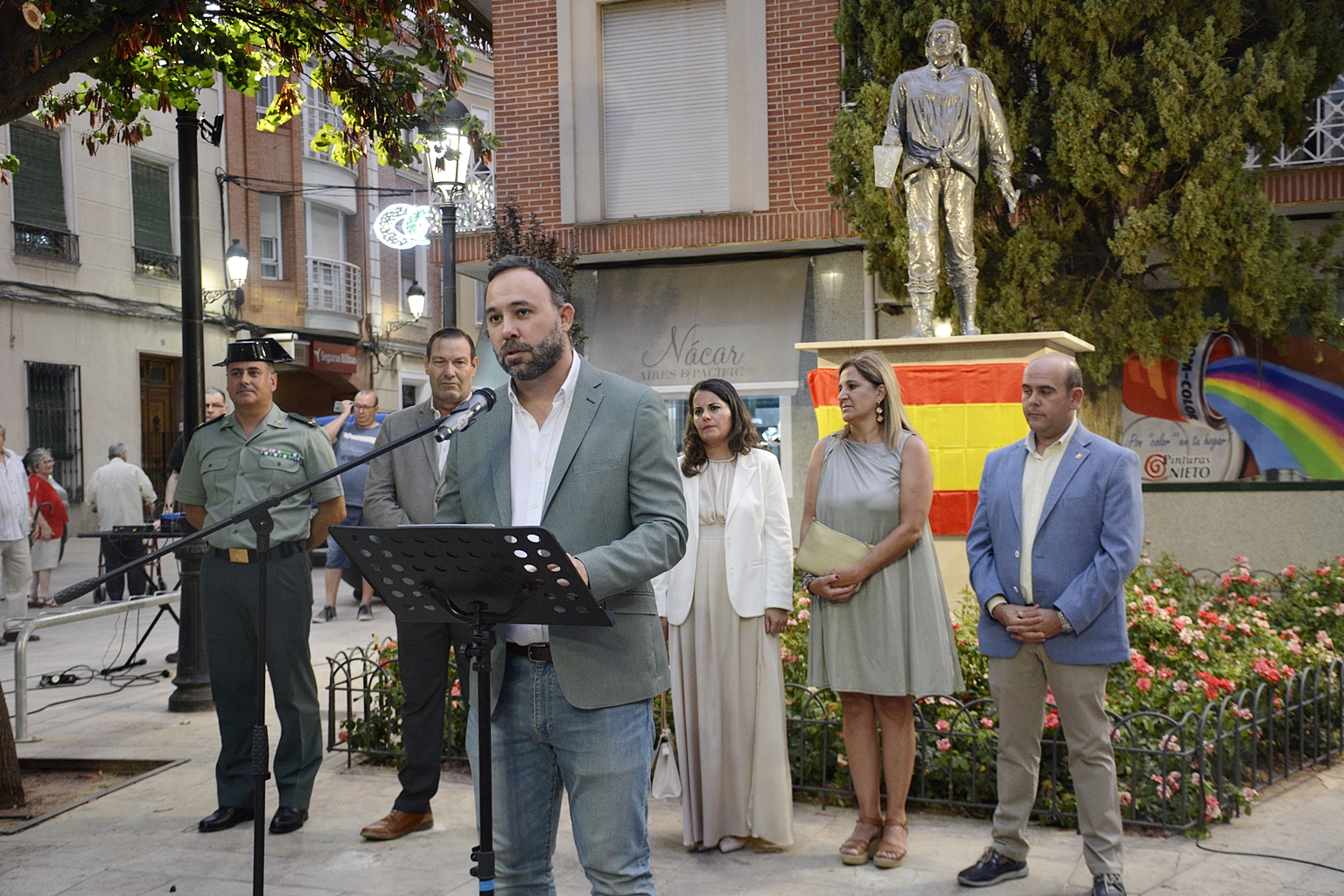 Tomelloso ya tiene su escultura “Homenaje al Agricultor”