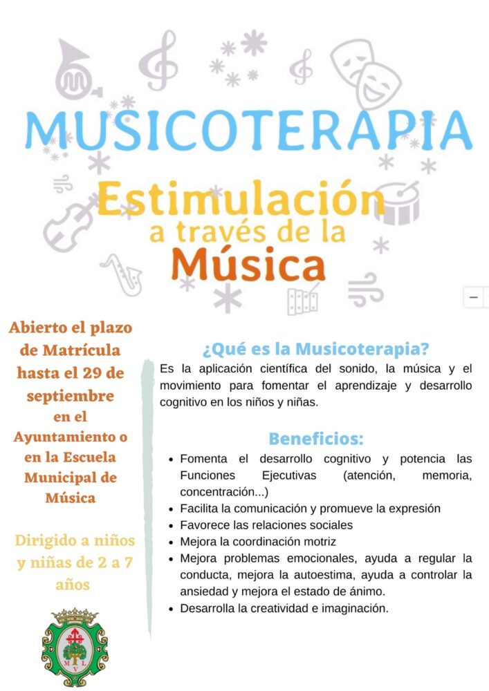 ABIERTO EL PLAZO PARA APUNTARSE A MUSICOTERAPIA