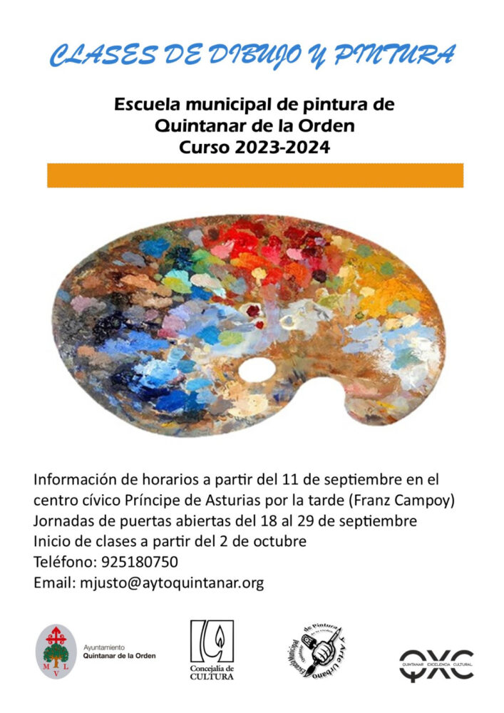 Comienzan las clases de dibujo y pintura en Quintanar de la Orden