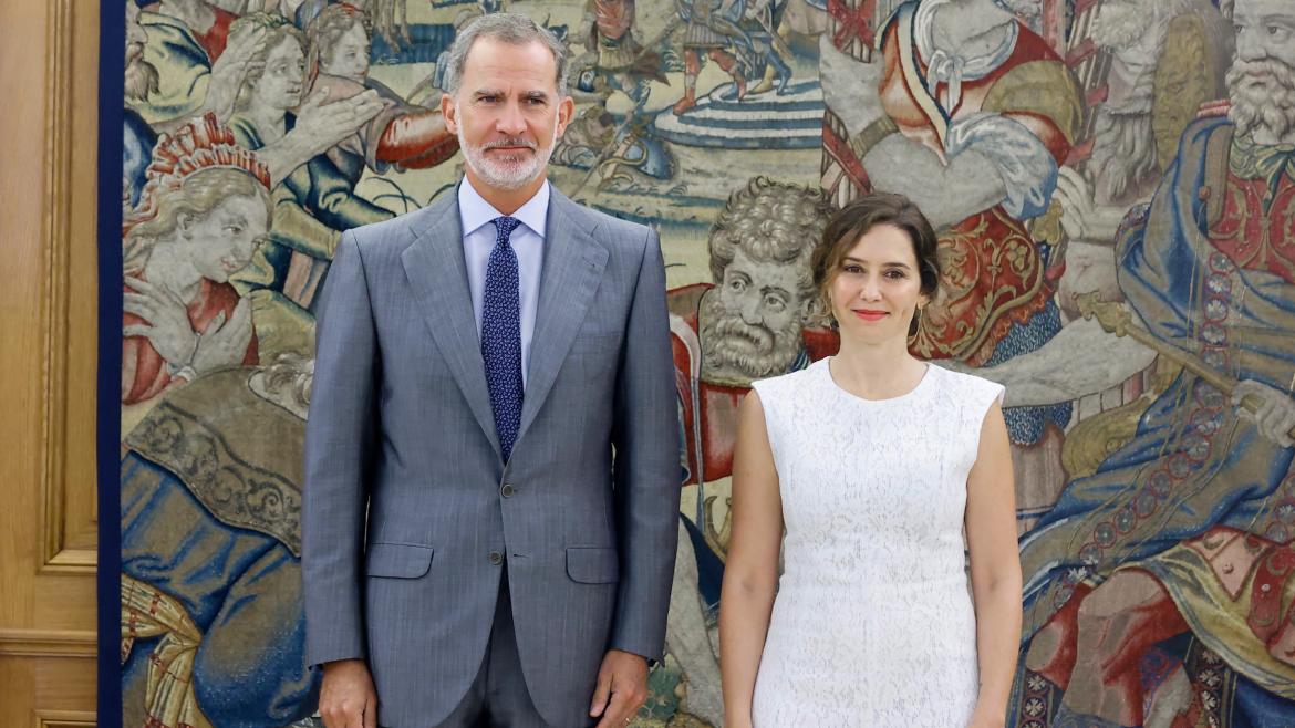 Díaz Ayuso, recibida en audiencia por Su Majestad el Rey Felipe VI