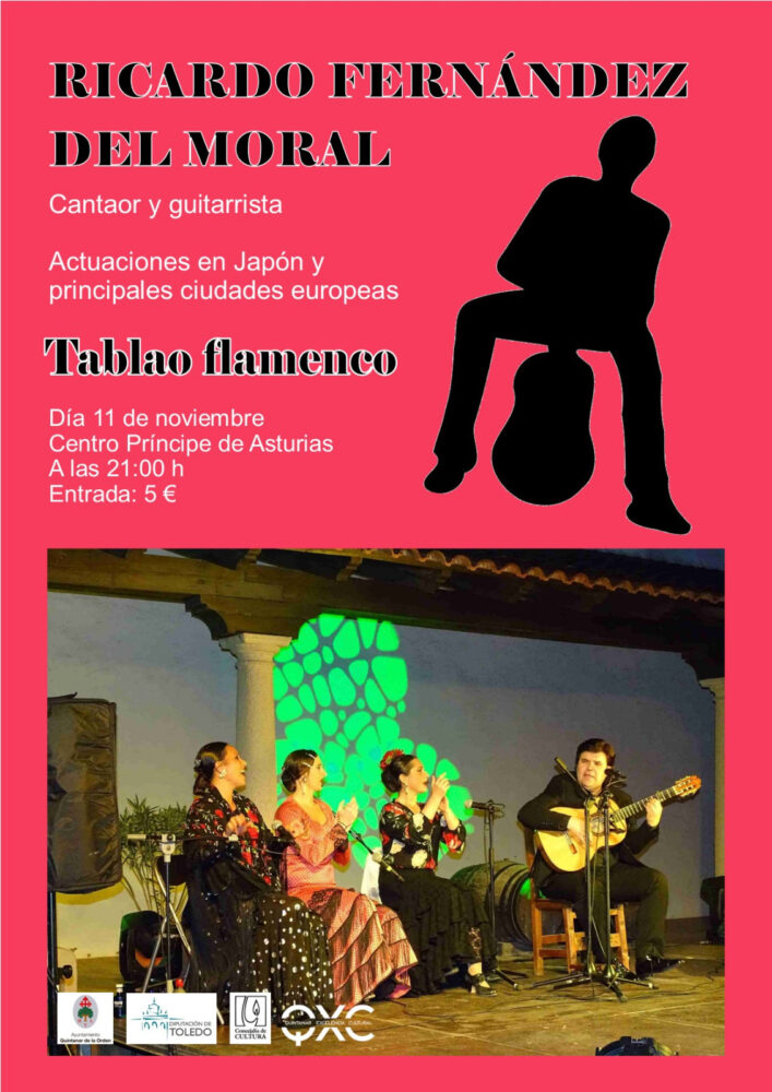 El mejor flamenco llega a Quintanar de la mano de Ricardo Fernández del Moral en noviembre
