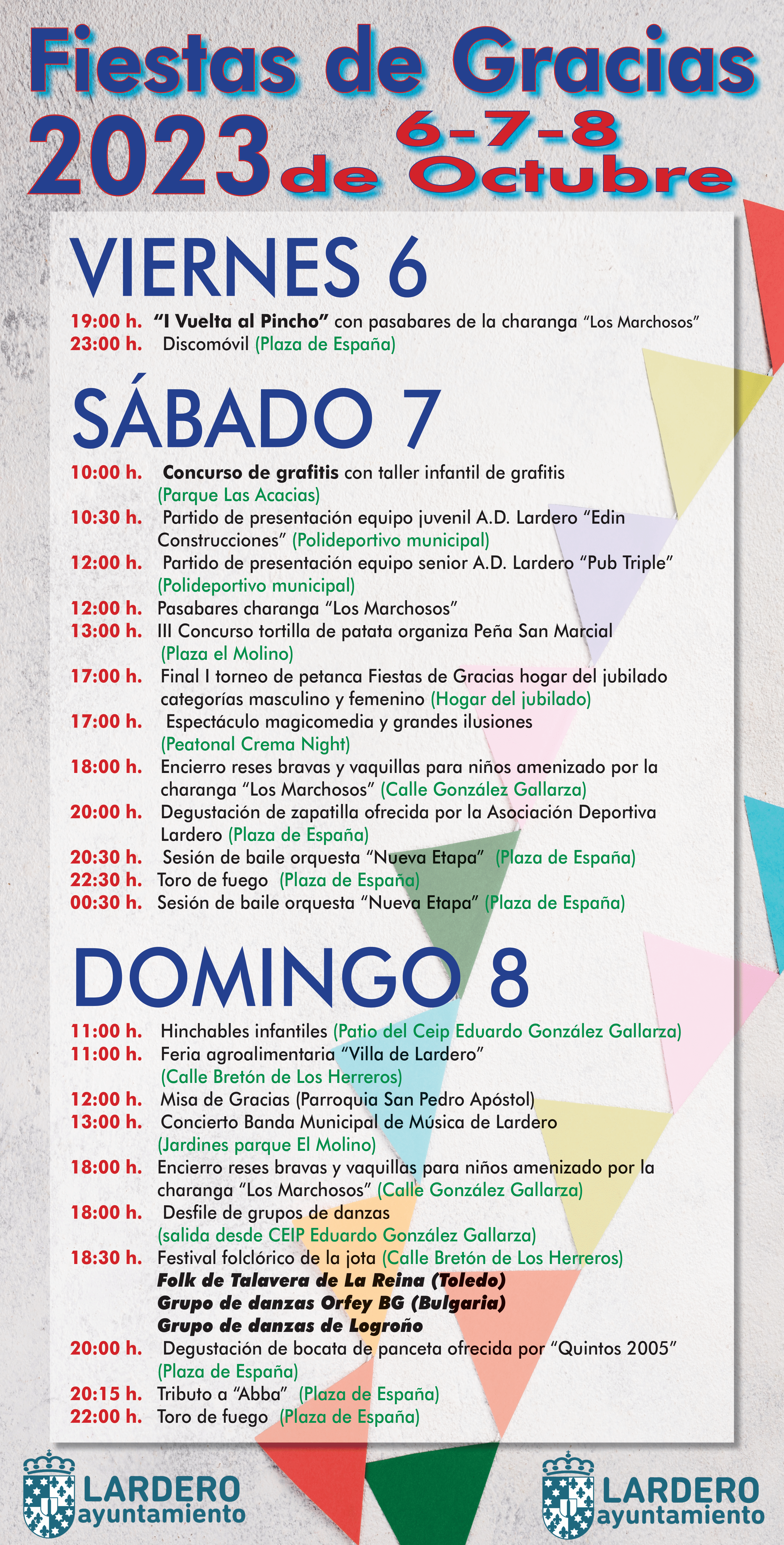 Fiestas de Gracias 2023 – Programa