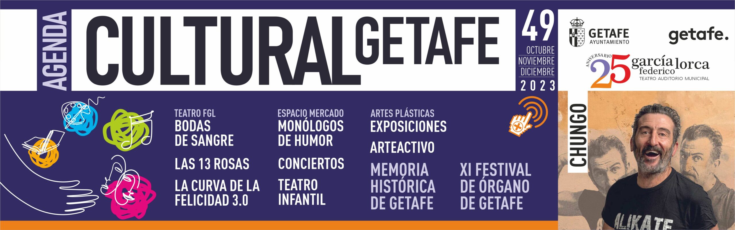 Getafe ofrece más de un centenar de propuestas culturales para el último trimestre del año