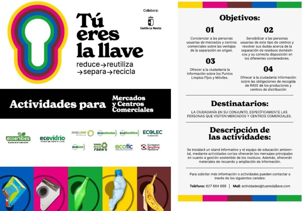 "La importancia de la gestión de residuos", este miércoles en el mercadillo