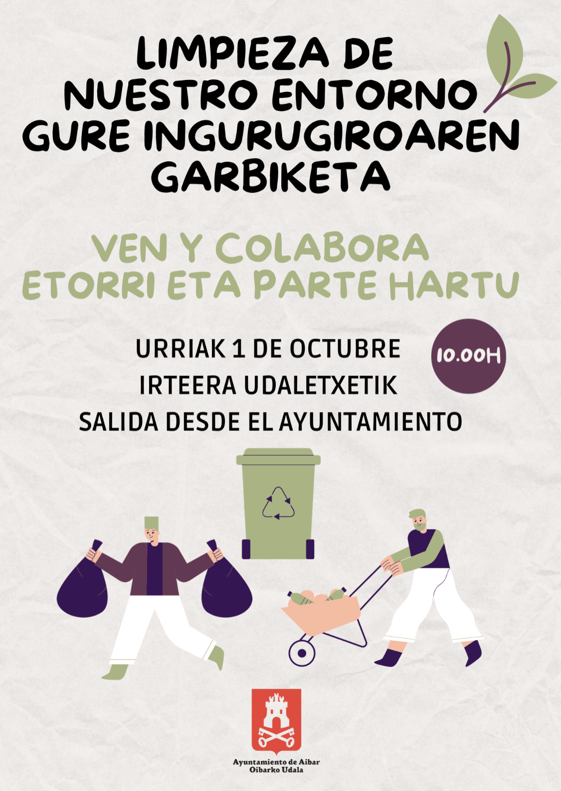 Limpieza de nuestro entorno/Gure ingurugiroaren garbiketa