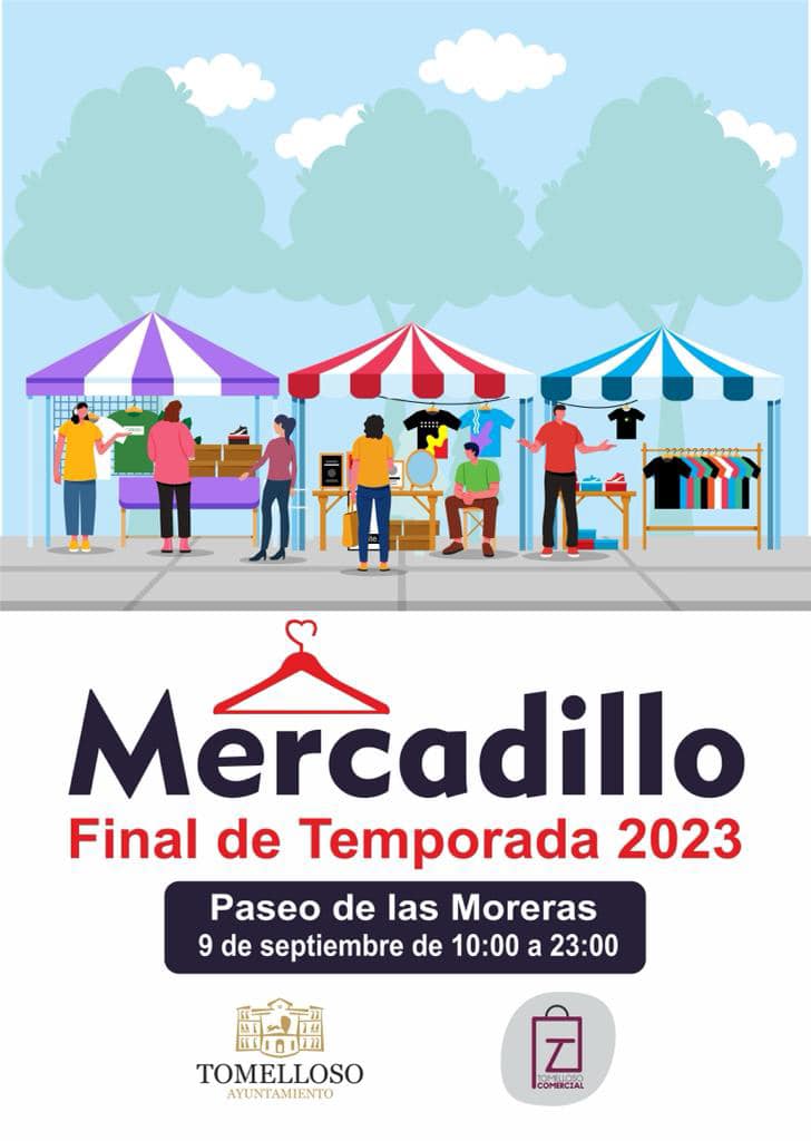 Los comerciantes deciden, de forma mayoritaria, que se mantenga el Mercadillo Final de Temporada en el Paseo de las Moreras