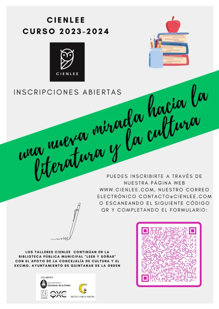 YA PUEDES INSCRIBIRTE EN LOS TALLERES CIENLEE 2023-2024