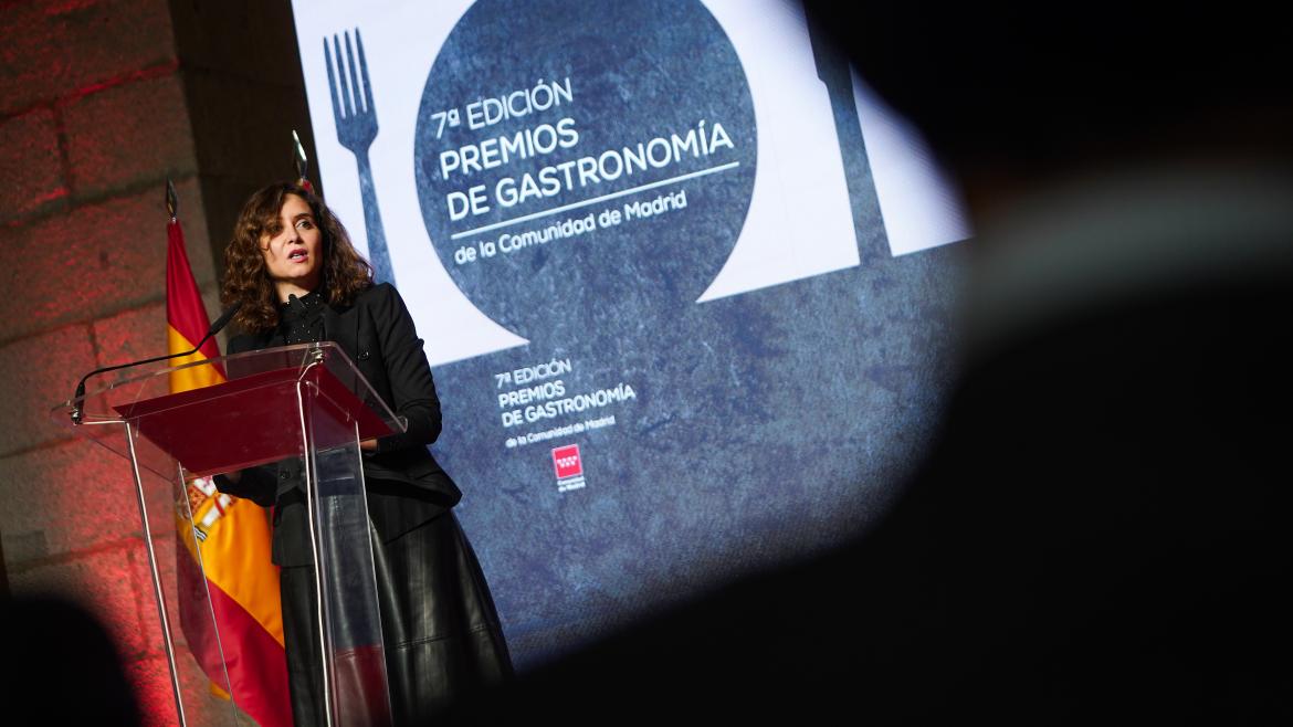 Díaz Ayuso preside los VII Premios de Gastronomía reivindicando un sector que es “tradición, vanguardia y marca España”