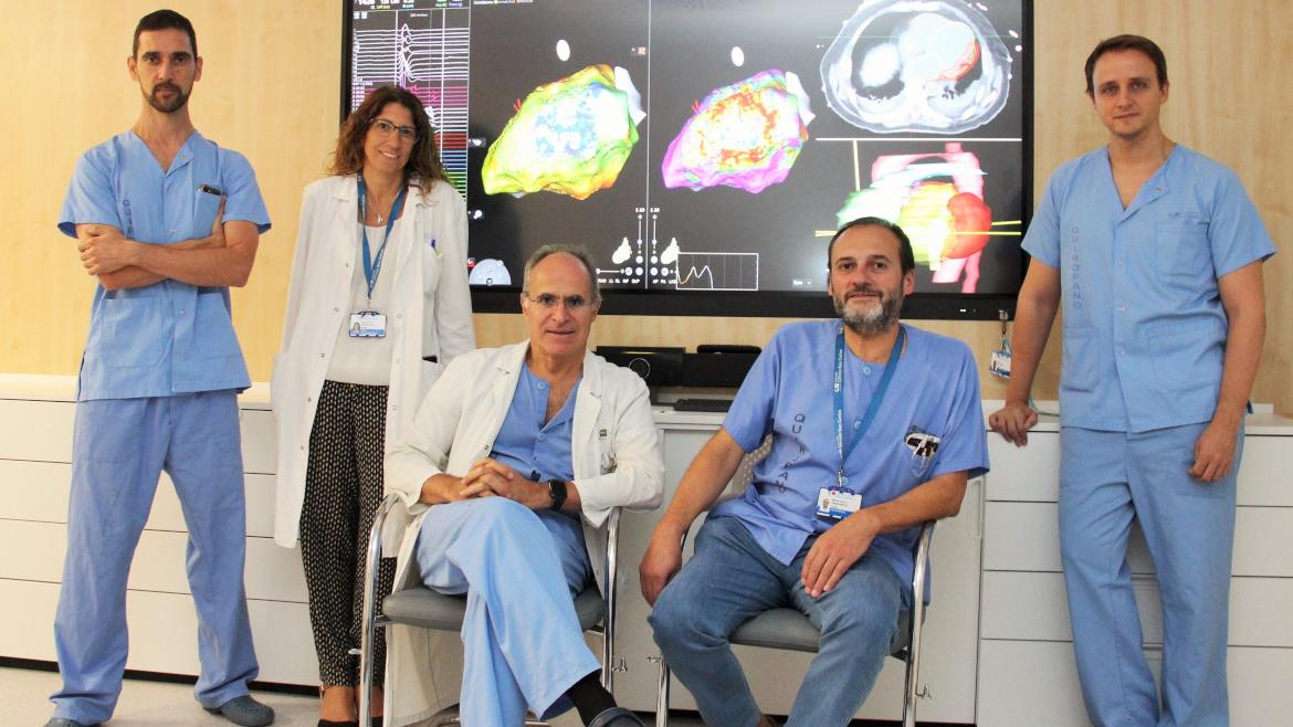 El Hospital Clínico San Carlos emplea radioterapia para el tratamiento de la tormenta ventricular