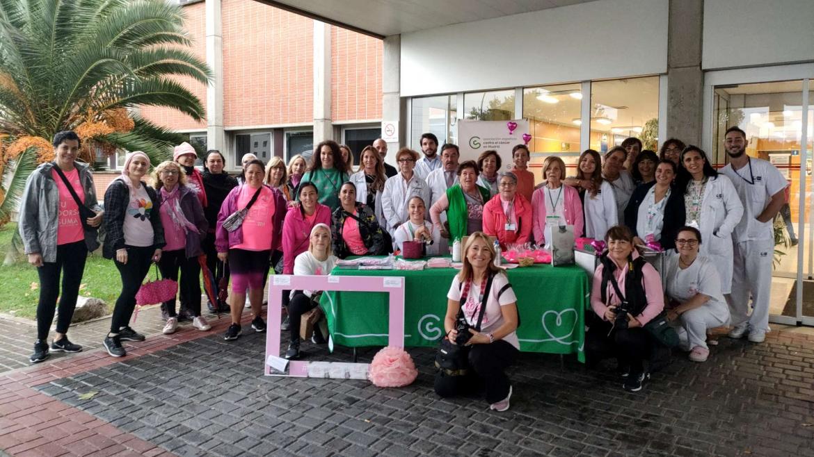 El Hospital Severo Ochoa colabora en la organización de la V Zumba Rosa por el Día Mundial del Cáncer de Mama