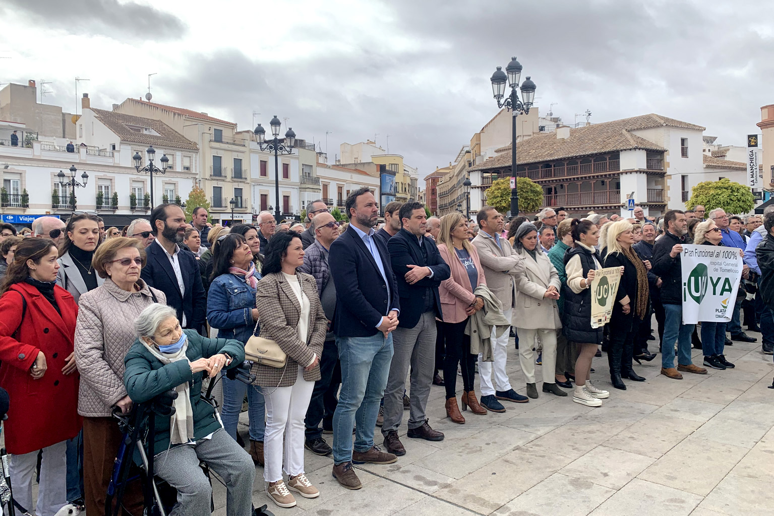 “Hoy estamos donde hay que estar, al lado de los vecinos, reivindicando la UCI y un Plan Funcional al 100% para el Hospital”
