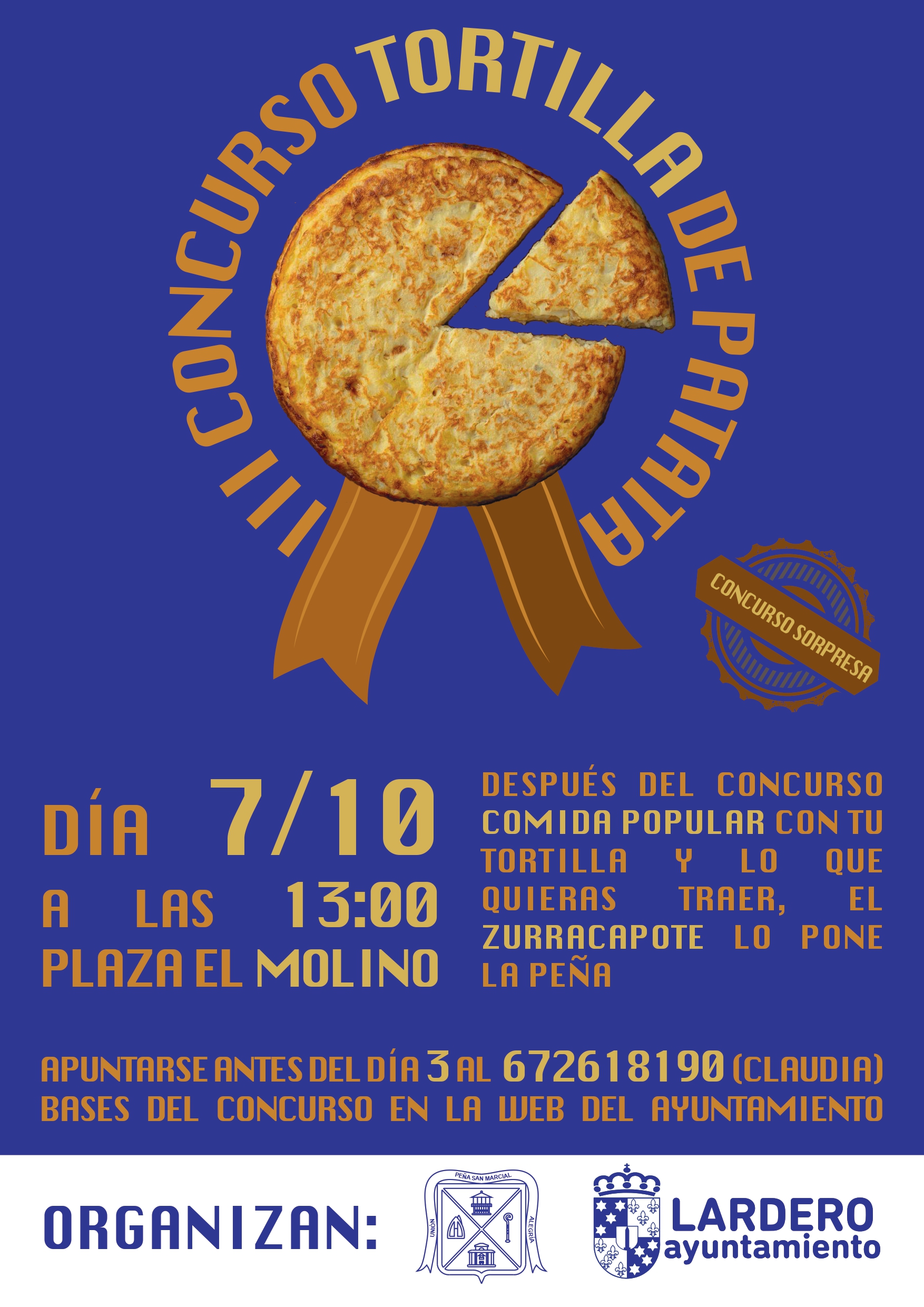 III Concurso de tortilla de patata 7 de Octubre