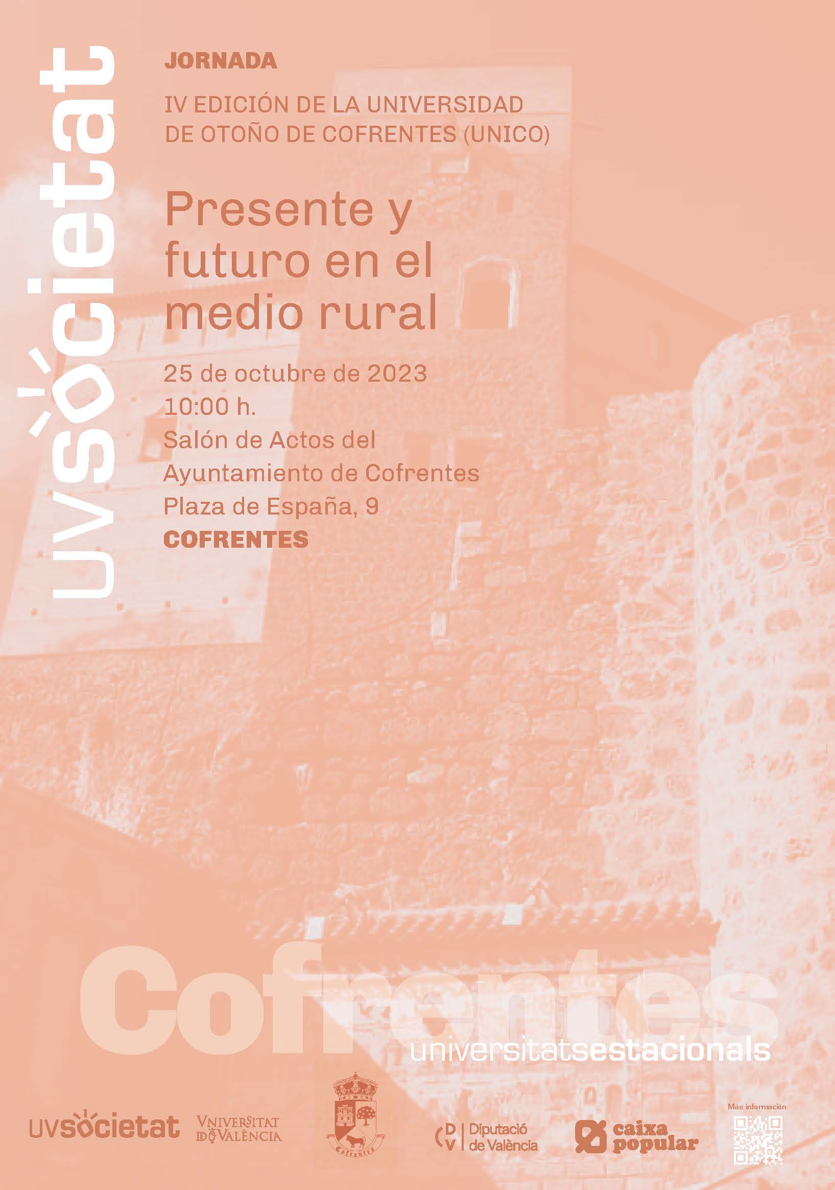 IV EDICIÓN DE LA UNIVERSIDAD DE OTOÑO DE COFRENTES