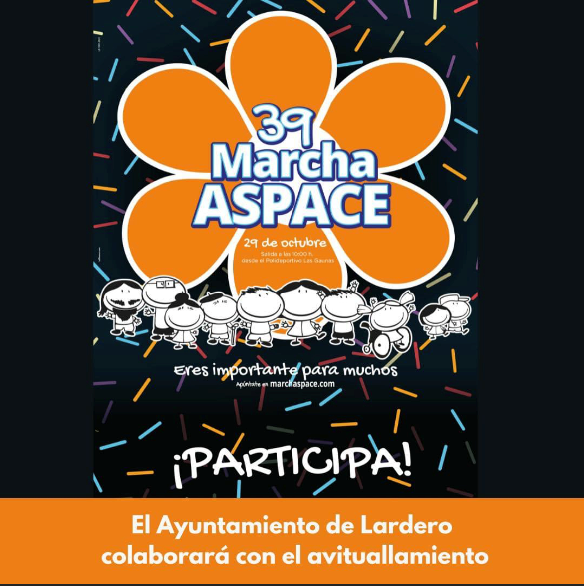 La 39º Marcha Aspace se celebra el 29 de Octubre