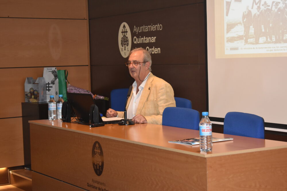 Marciano Ortega descubre las rutas relacionadas con Quintanar de la Orden, La Mancha y Miguel de Cervantes