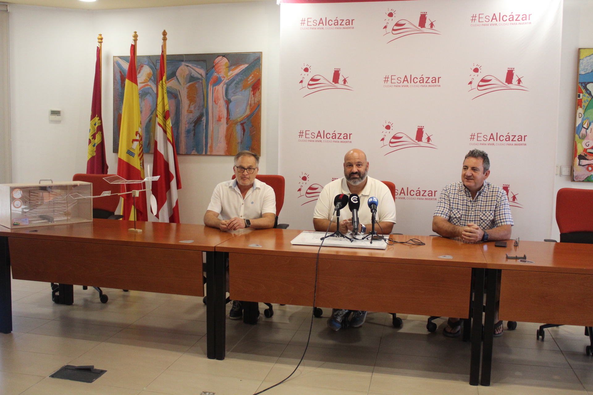 Presentación del Campeonato de España de Aeromodelismo, que se celebrará este fin de semana en Alcázar de San Juan
