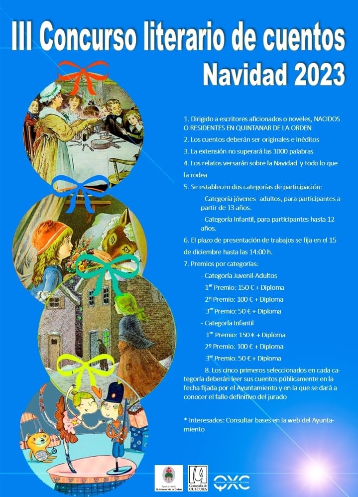 Ya están las bases para el concurso de cuentos de navidad
