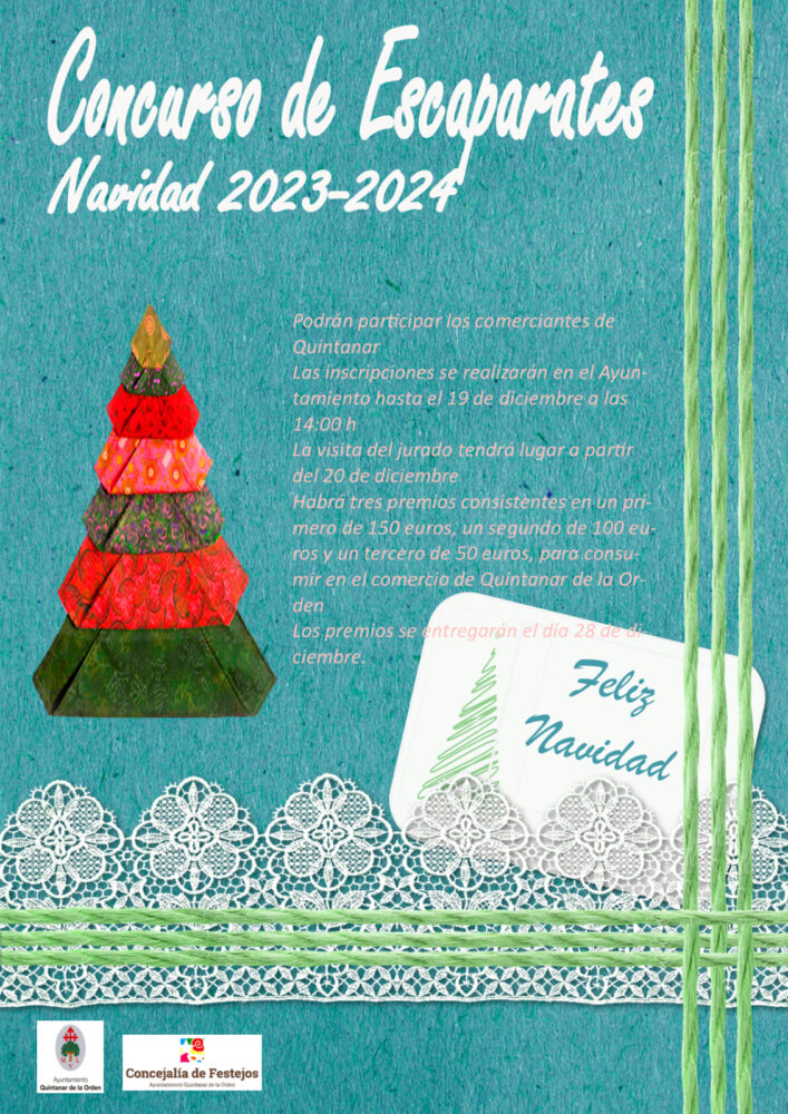 Ya están las bases para el concurso de escaparates de navidad 2023-2024