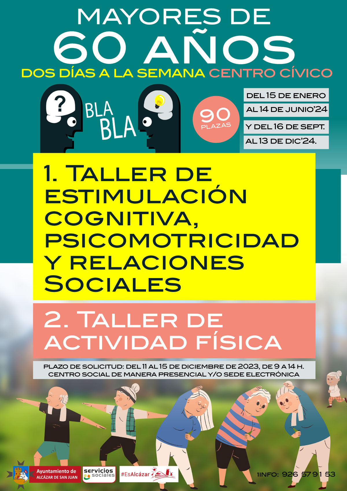 Abierta convocatoria del Programa de Envejecimiento Activo: Vida Sana 2024