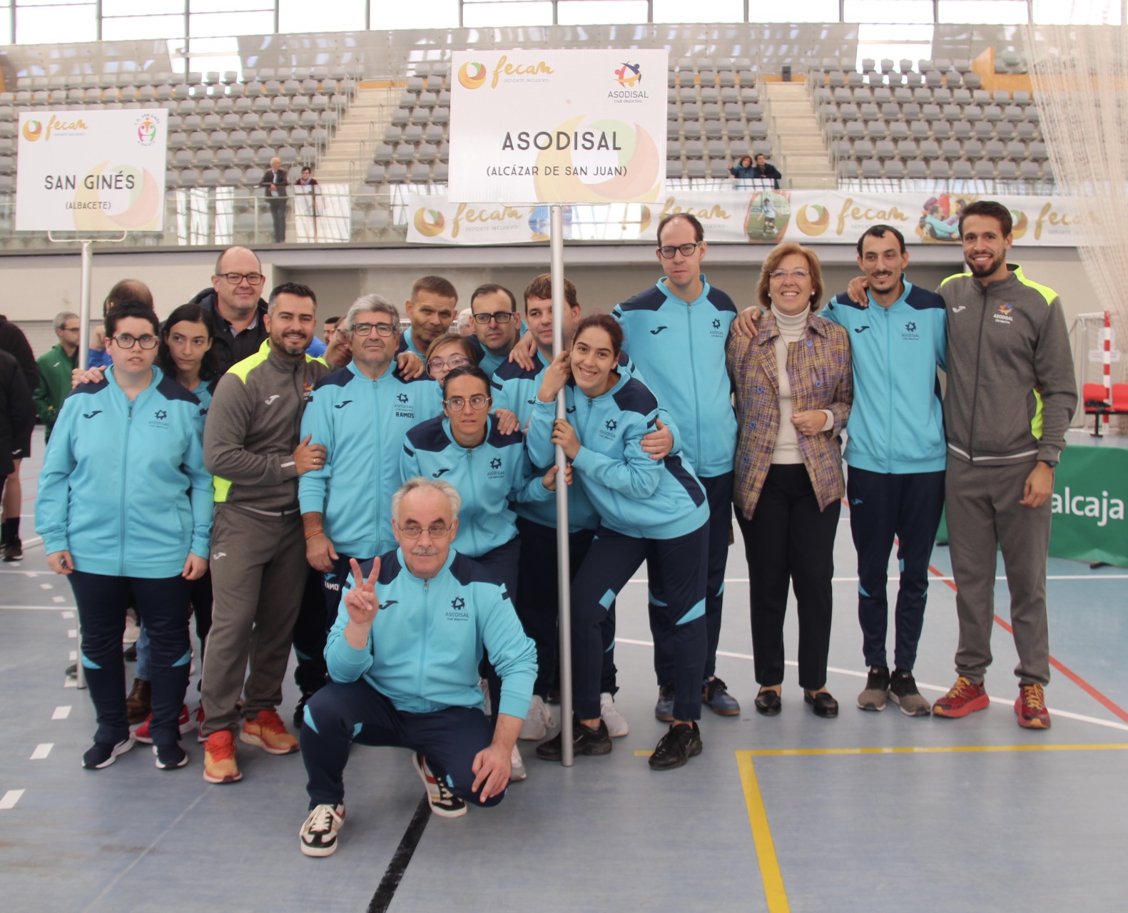 Alcázar se convierte un año más en el hogar del Campeonato Regional de Baloncesto de Personas con Discapacidad Intelectual