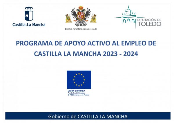Ayuntamiento de Toledo Programa de Apoyo Activo al Empleo 2023-24