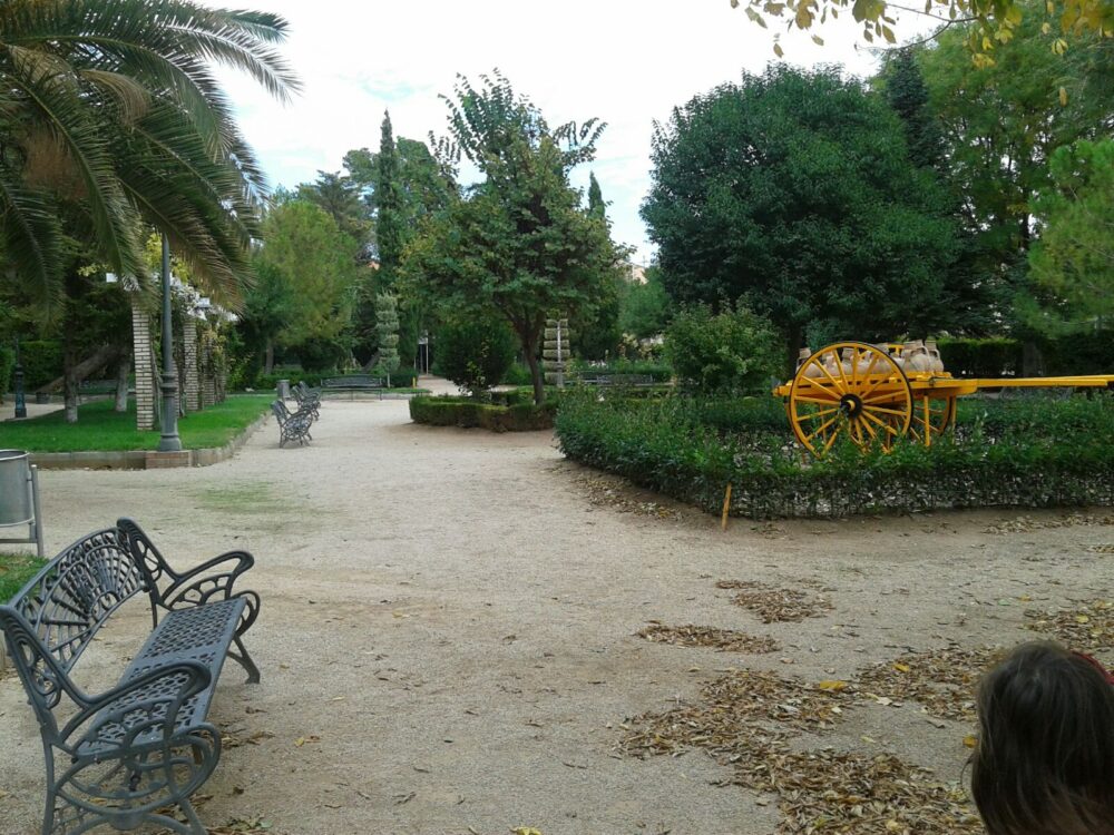 Cierre momentáneo de parques infantiles y paseo en Quintanar de la Orden por el temporal