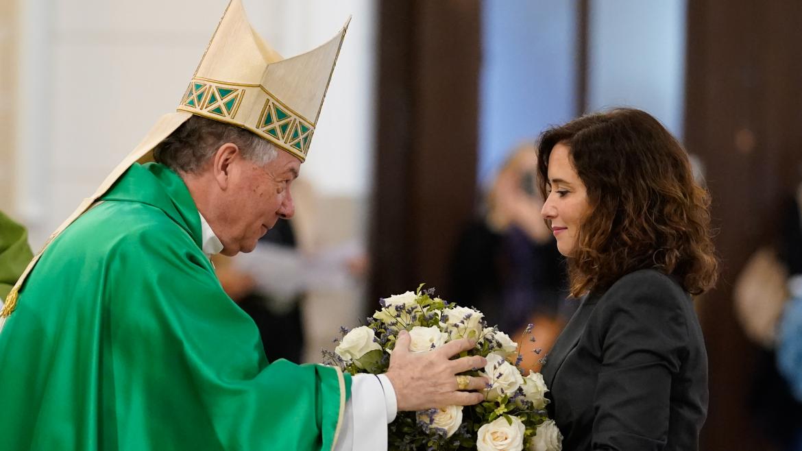 Díaz Ayuso asiste a la Misa en Recuerdo de las Víctimas de Accidentes de Tráfico