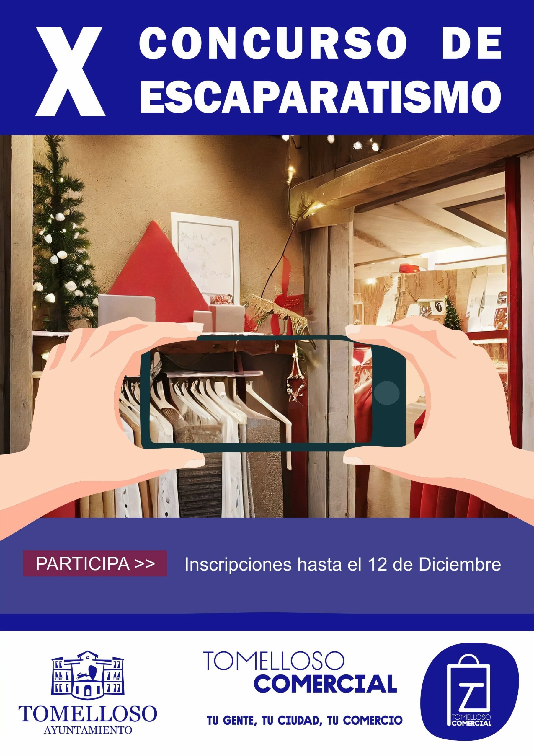 El Ayuntamiento convoca el X Concurso de Escaparatismo Navideño