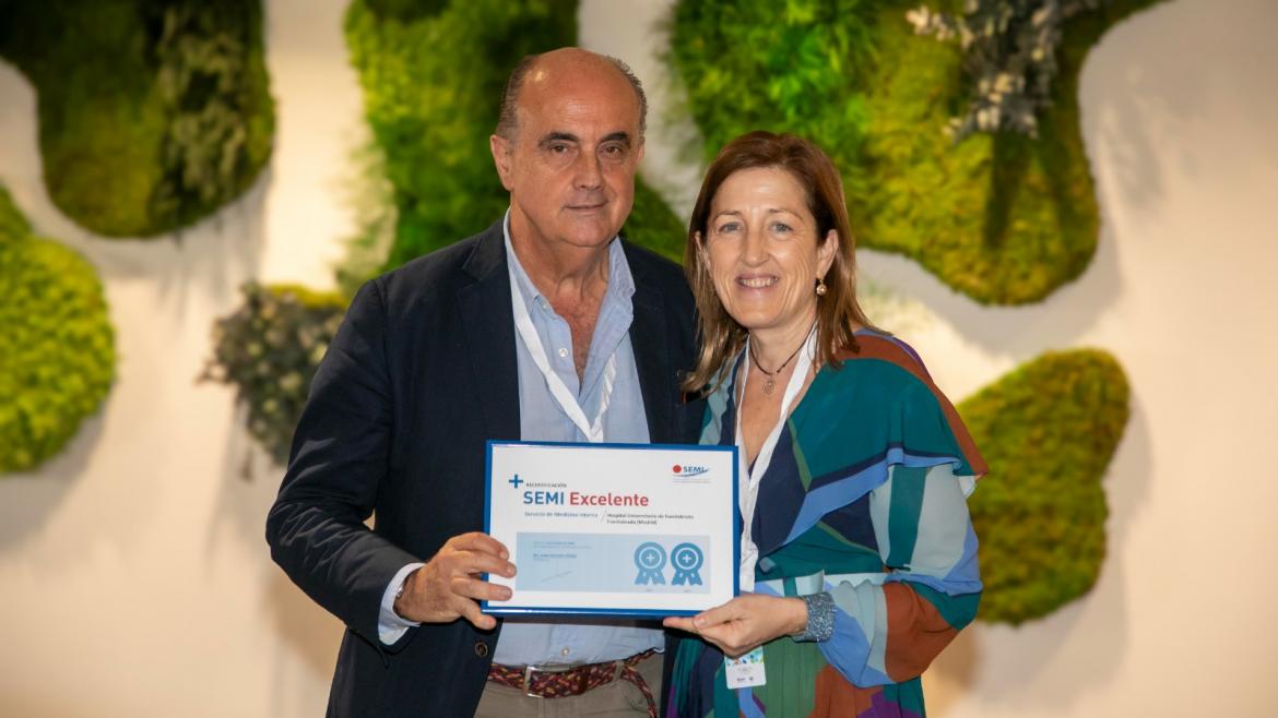 El Hospital Universitario de Fuenlabrada renueva el certificado de excelencia en Medicina Interna