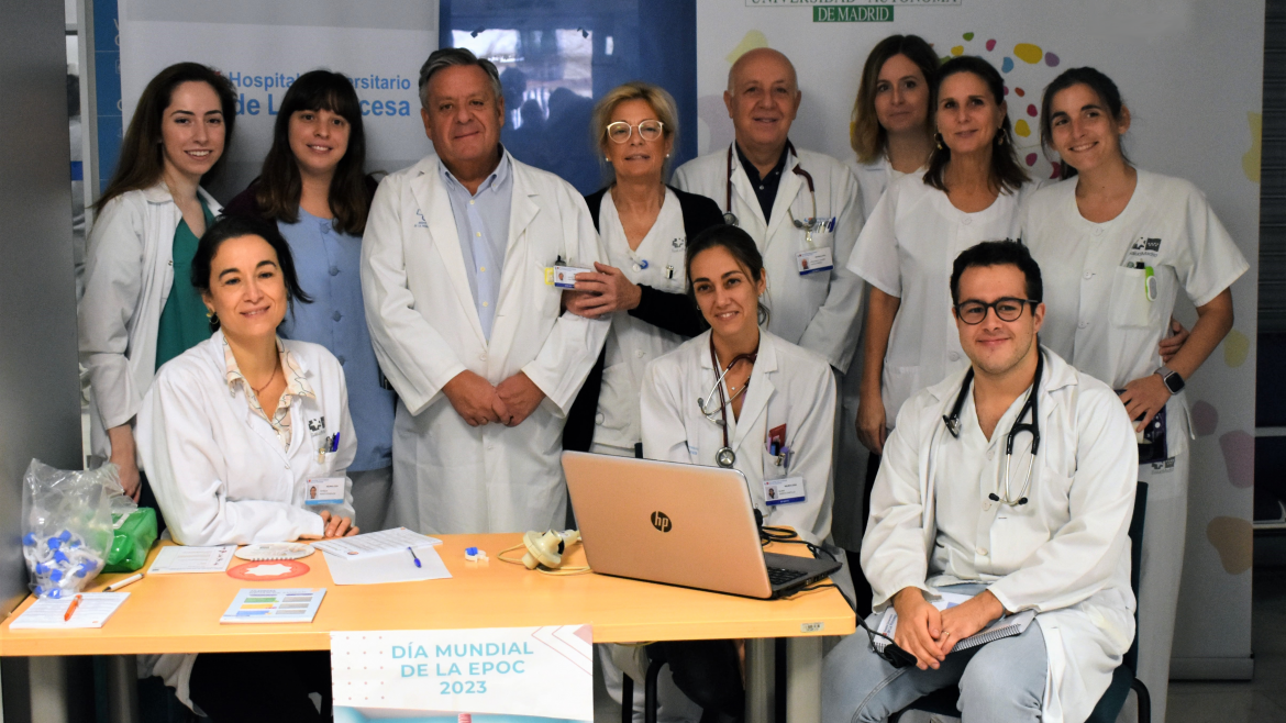 El Hospital de La Princesa realiza pruebas respiratorias a sus usuarios en el Día Mundial de la EPOC