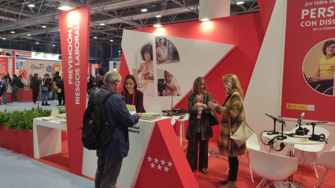 El IRSST participa en la Feria de Empleo para Personas con Discapacidad de la Comunidad de Madrid