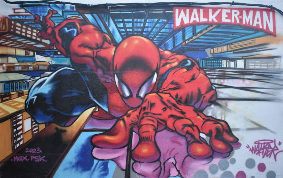 [FOTOS] Quintanar de la Orden se tiñe de color en la VI Exhibición de Graffiti y Arte Urbano