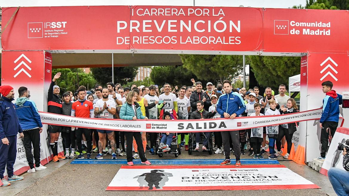 Gran éxito de la I Carrera por la Prevención de Riesgos Laborales de la Comunidad de Madrid
