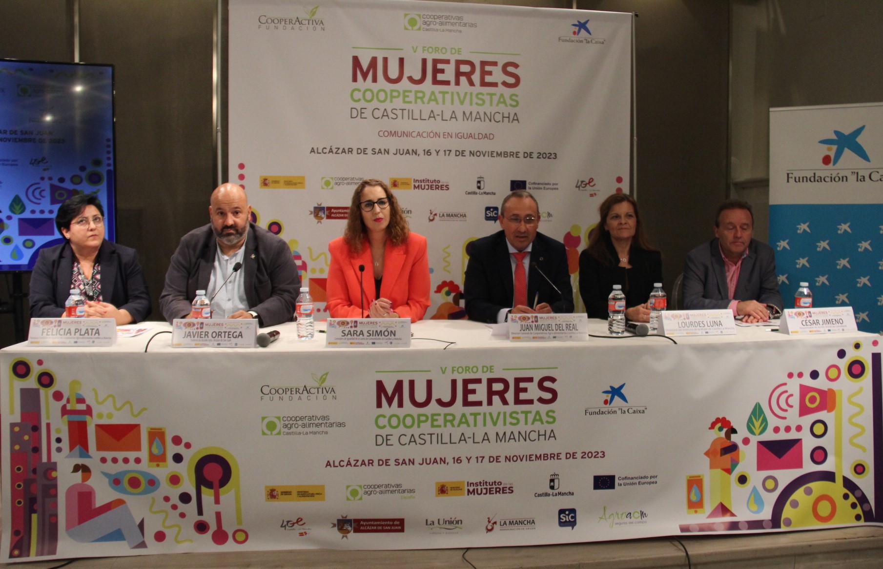La consejera de igualdad, Sara Simón, clausura el V Foro de Mujeres Cooperativistas de Castilla La Mancha en Alcázar de San Juan
