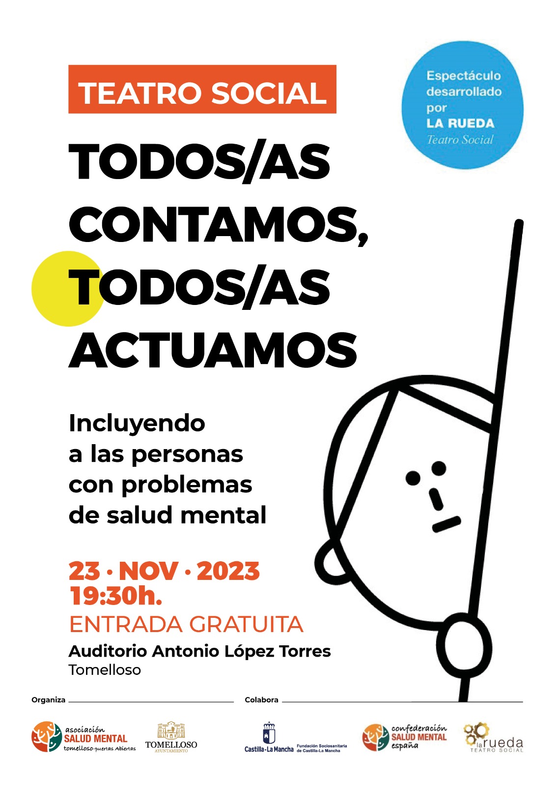 La salud mental, protagonista este jueves, a través del teatro, en la campaña ‘Imparables’