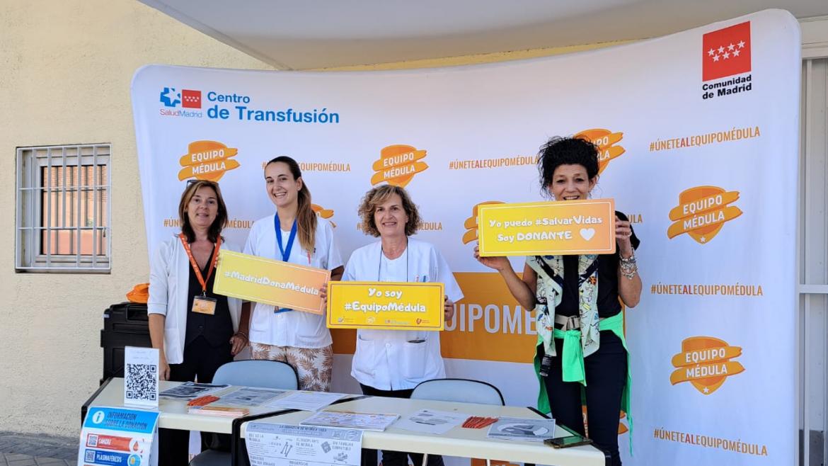 Profesionales del Centro de Salud Alcalde Bartolomé González y del Centro de Transfusión suman 38 donantes de médula ósea con una intervención comunitaria