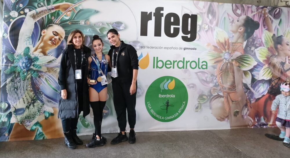 Sandra Martínez Escamilla, campeona de España de gimnasia rítmica en categoría cadete