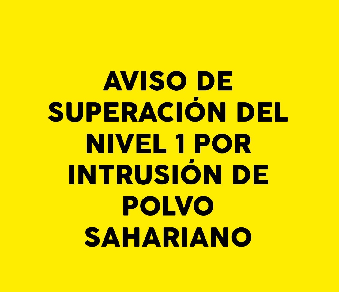 Aviso de superación del nivel 1 preventivo