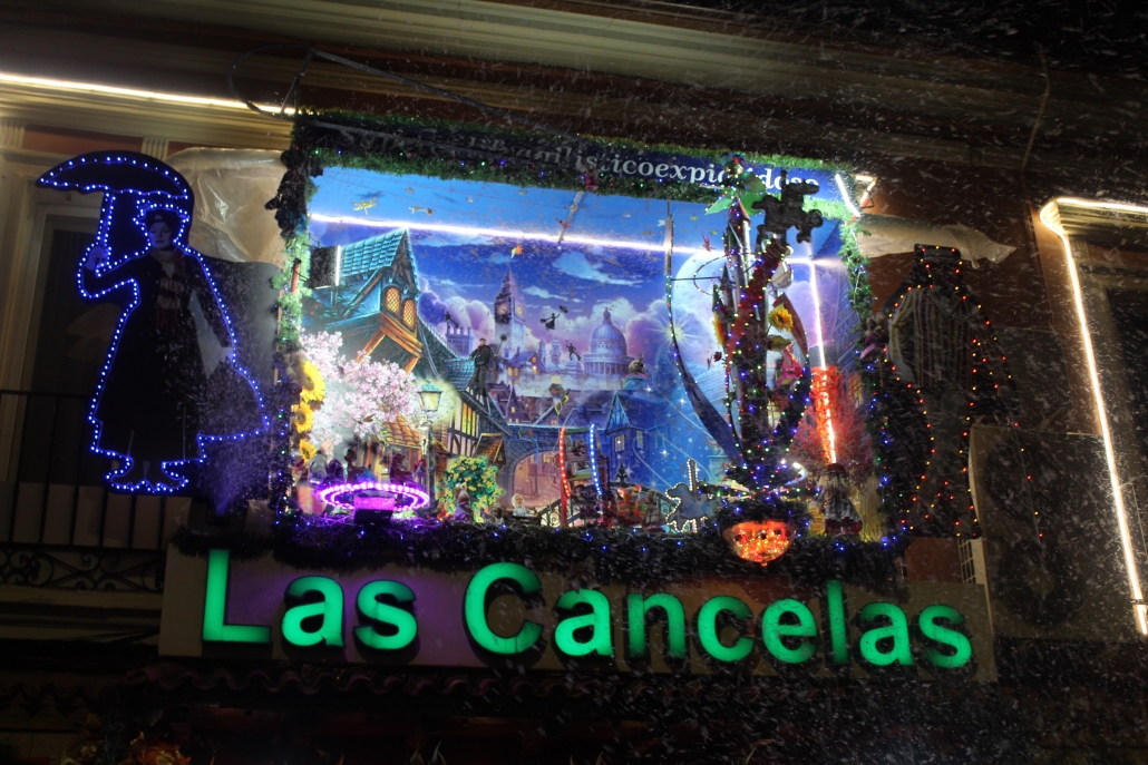 Cancelandia llena un año más la calle San Francisco de magia navideña