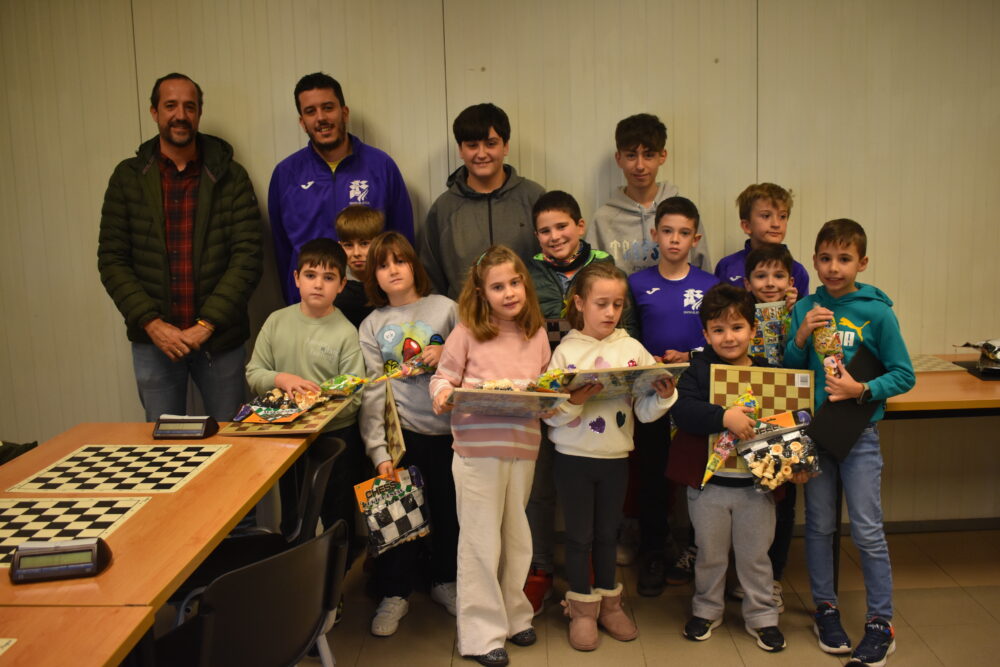 Celebrado el torneo de navidad de la Escuela de Ajedrez en Quintanar de la Orden