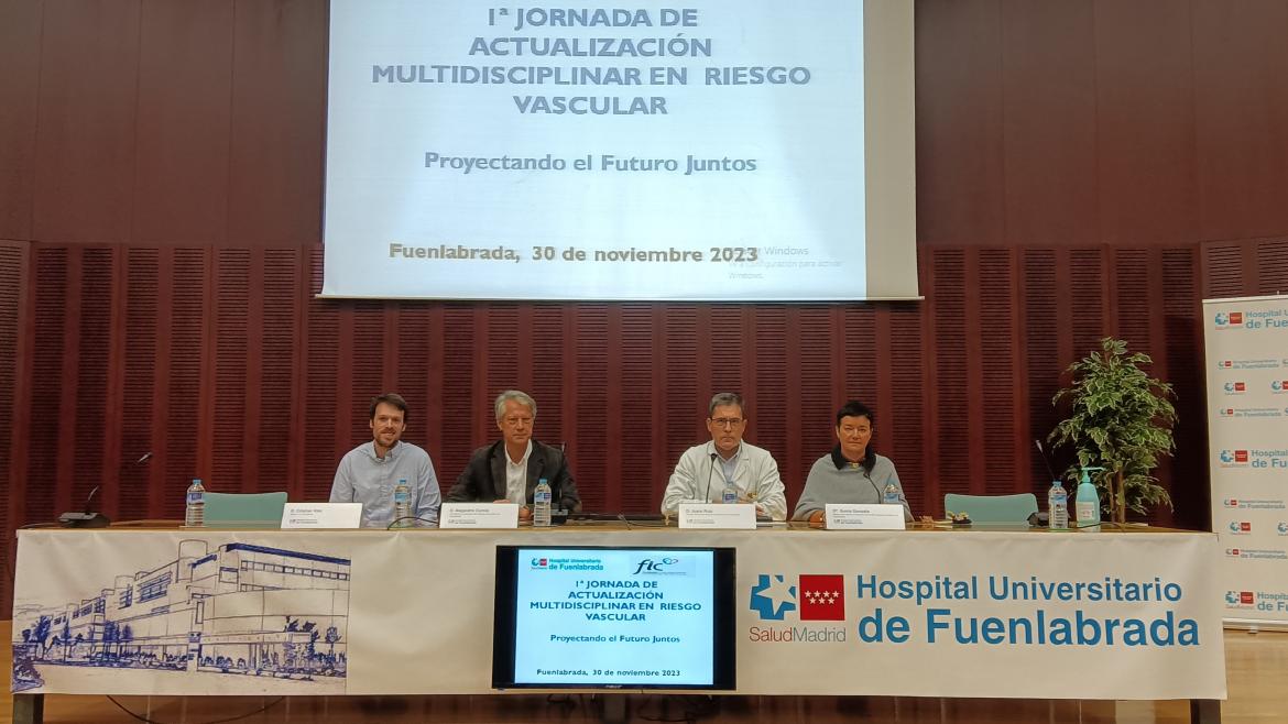 El Hospital Universitario de Fuenlabrada acoge la I Jornada de actualización multidisciplinar en riesgo vascular