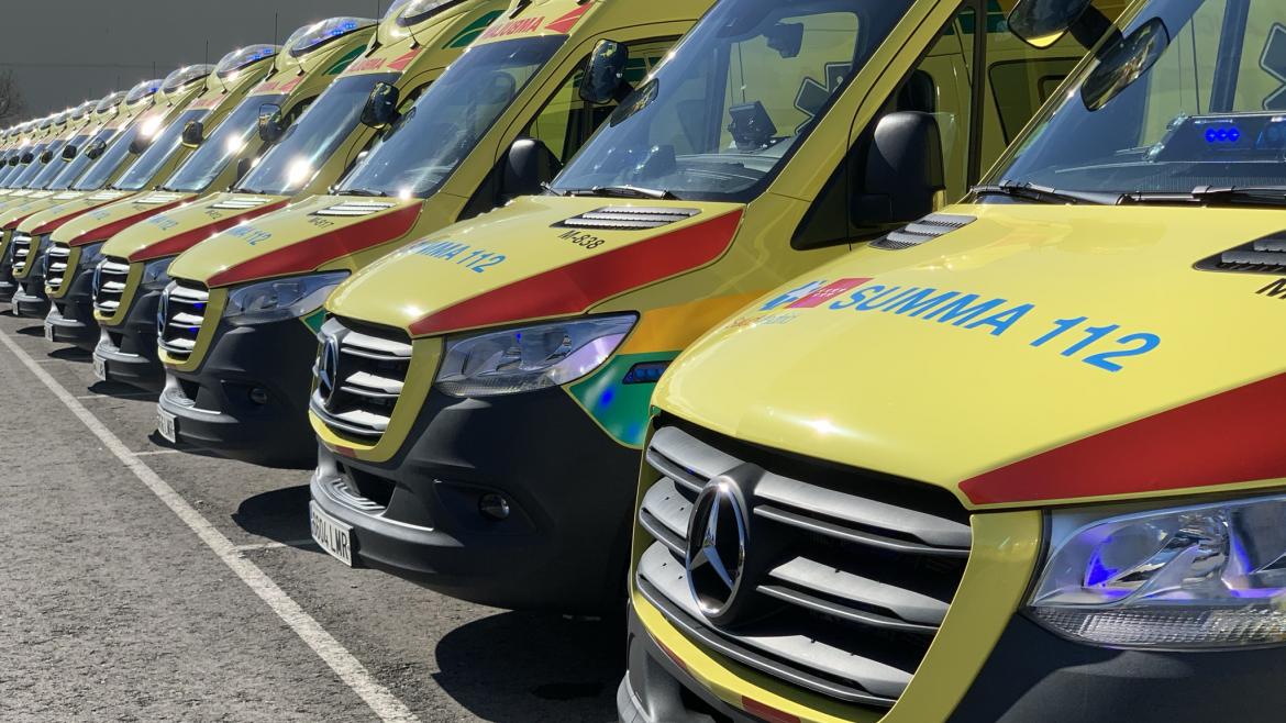 La Comunidad de Madrid estrena ambulancias del SUMMA 112 que permiten el traslado de personas con silla de ruedas y patologías psiquiátricas