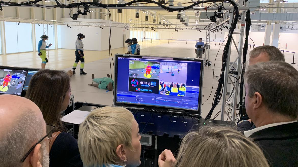 La Comunidad de Madrid participa en un proyecto europeo de realidad virtual para entrenar a sanitarios del SUMMA 112